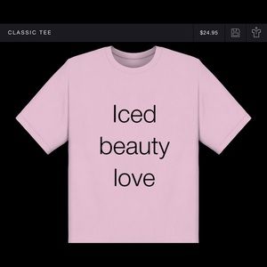 Iced beauty love shirt